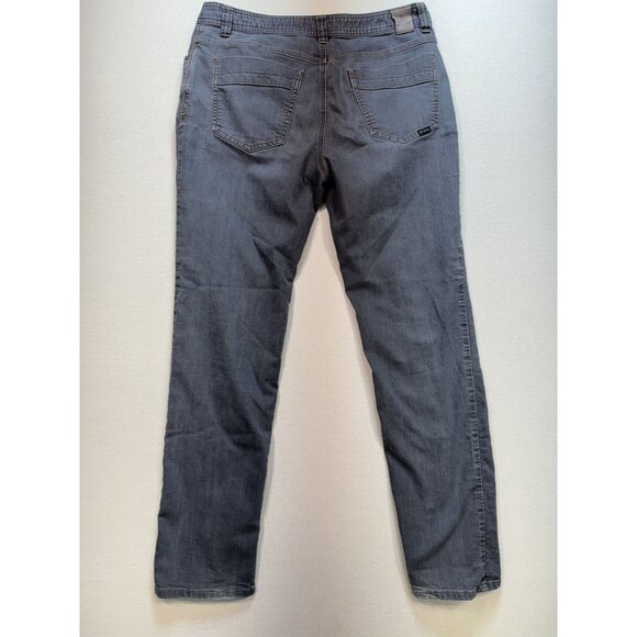 Prana Mens Slim Fit Breathe Straight Jeans Size 34Wx34L Gray Denim Stretch Casua - Picture 11 of 16